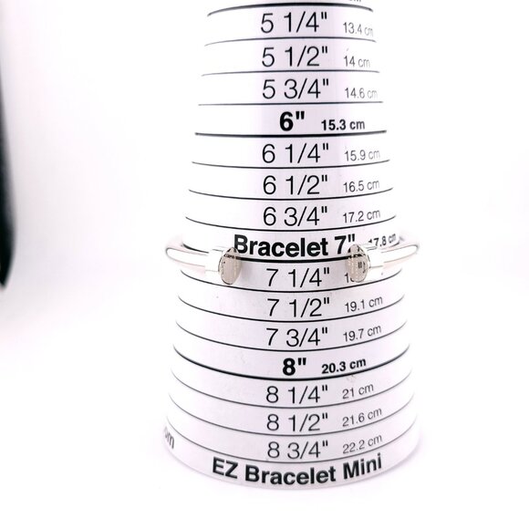 Return To Tiffany & Co. Sterling Silver 5mm Wide Circle Edge Cuff 7" In Bracelet - Picture 5 of 14